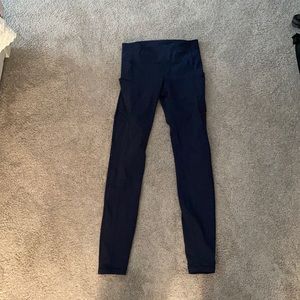 Size 4 Navy Lululemon Structured legging